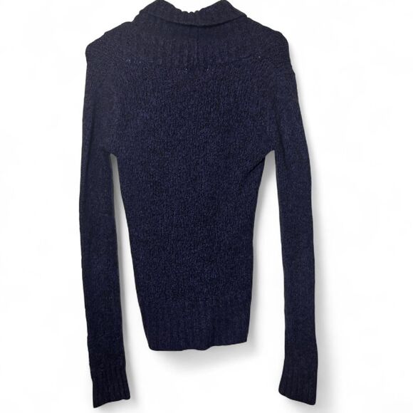 Arizona Small Deep Purple Cozy Knit Sweater Dark Academia - Picture 5 of 5